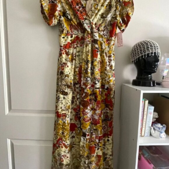 70s Ti'a Hawaii Earthy Maxi Dress - Picture 2 of 7